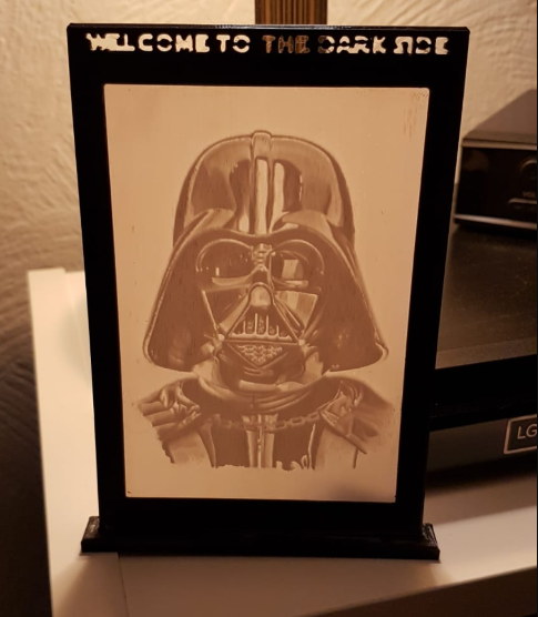 Darth Vader Lithophane